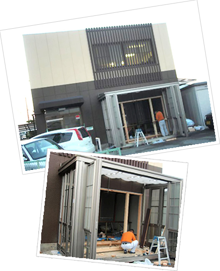 奈良北店 リニューアル工事のようす